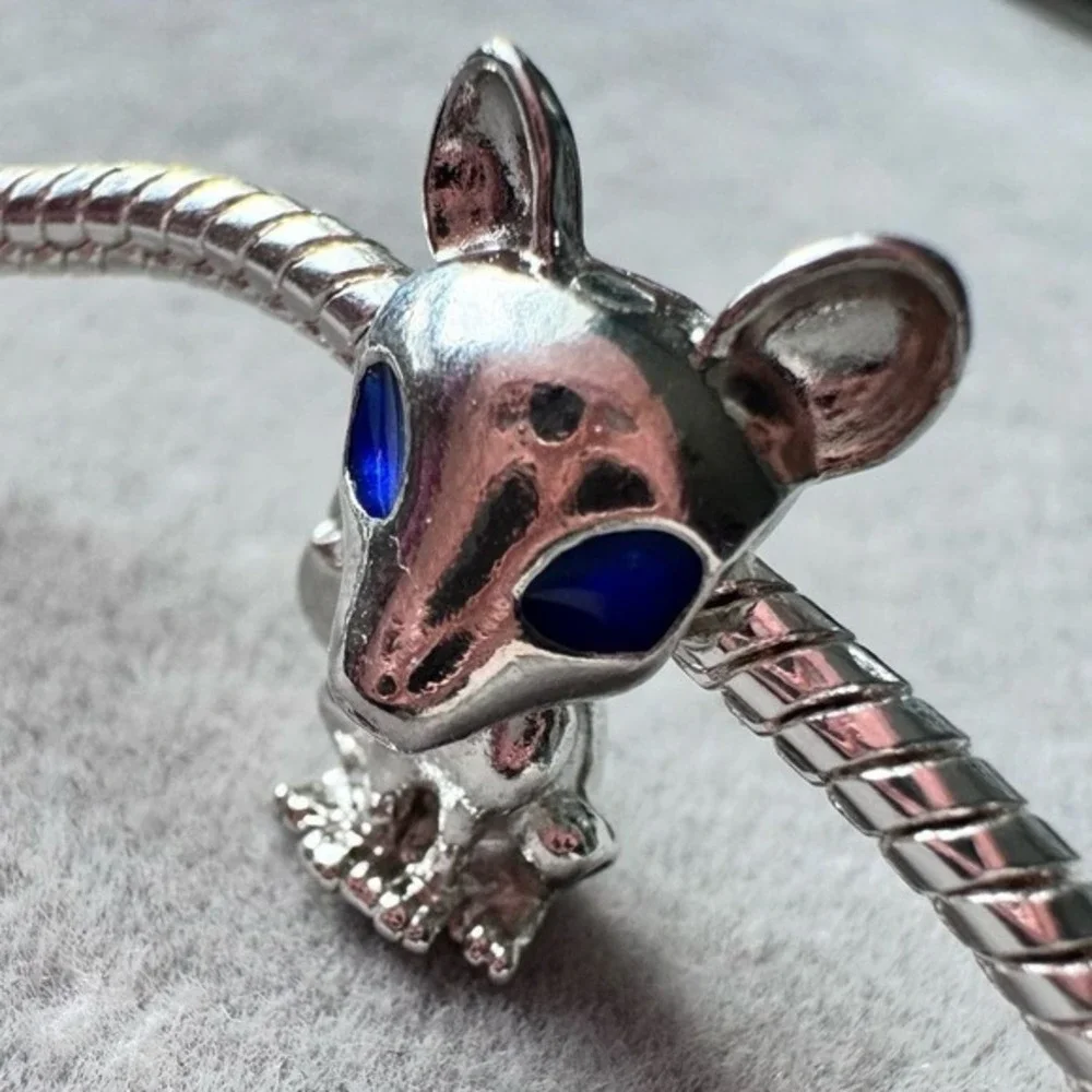 Blue Eye Fox‎ Charm fits PANDORA